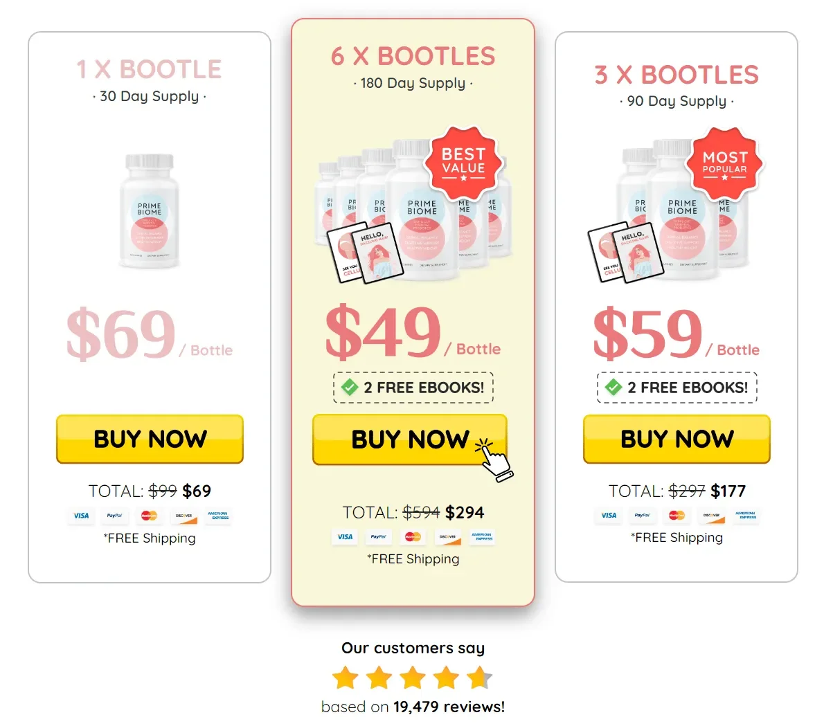 primebiome pricing 1